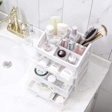 Makeup organiser with drawer 2 boxes nz