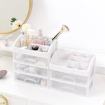Makeup organiser with drawer 2 boxes nz