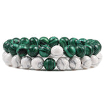 Malachite and white pearl bracelet nz