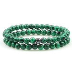 Malachite bracelet 6mm nz