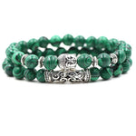 Malachite Buddha Bracelet nz
