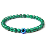 Malachite evil eye bracelet nz