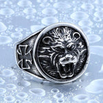 Maltese Cross Lion Ring nz