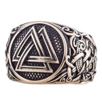 Mammen style bronze viking ring 5 (49.32 mm) nz