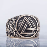 Mammen style bronze viking ring 5 (49.32 mm) nz