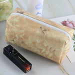 Marble Makeup Bag Brown nz