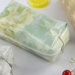 Marble Makeup Bag Green nz