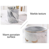 Marble makeup brush holder nz
