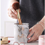 Marble makeup brush holder nz