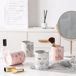 Marble makeup brush holder nz