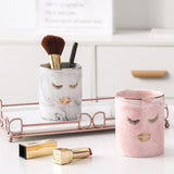Marble makeup brush holder nz