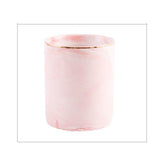 Marble makeup brush holder Pink / gold nz