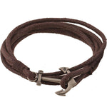 Maritime Anchor bracelet Brown nz