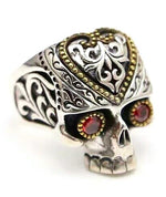 Mayan Skull Ring 54 mm nz