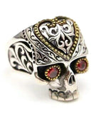 Mayan Skull Ring 54 mm nz