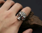 Mayan Skull Ring nz