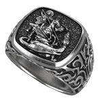 Medieval dragon ring 54.5 mm nz