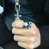 Men’s biker ring steel nz