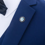 Men’s brooch Light blue nz