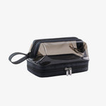 Men’s clear toiletry bag Black nz