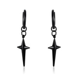 Men’s cross earrings Black nz