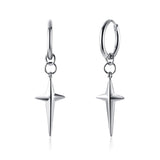 Men’s cross earrings Silver nz