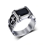 Men’s cross ring 54 mm / Black nz