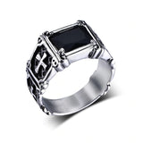 Men’s cross ring 54 mm / Black nz