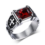 Men’s cross ring 54 mm / Red nz