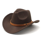 Men’s felt hat Brown nz