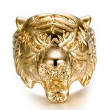 Men’s gold tiger ring 54 mm nz