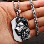 Men’s lion necklace nz