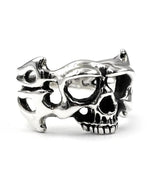 Men’s silver biker ring 49 mm nz