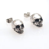 Men’s skull earrings Silver nz