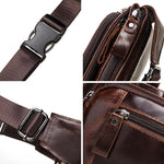 Men’s vintage leather bum bag nz