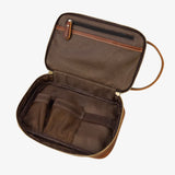 Men’s vintage leather toiletry bag nz