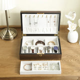 Men’s Wooden Jewelry Box 65646-Light wood nz