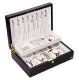 Men’s Wooden Jewelry Box Dark wood nz