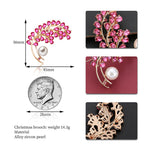 Metal And Cubic Zirconia Brooch As the nz
