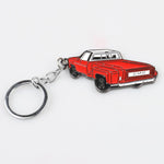 Metal car keyring Black nz