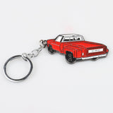 Metal car keyring Black nz
