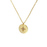 Metal Compass pendant Gold nz