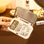 Metal-look jewellery box nz