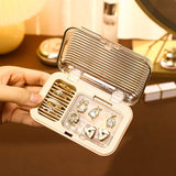 Metal-look jewellery box nz