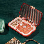 Metal-look jewellery box Red nz