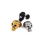 Metal skull earrings nz