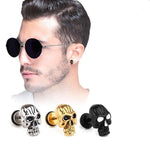 Metal skull earrings nz