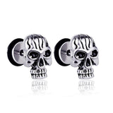 Metal skull earrings nz