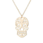 Mexican skull necklace Gold nz