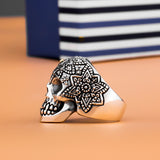 Mexican skull ring silver nz